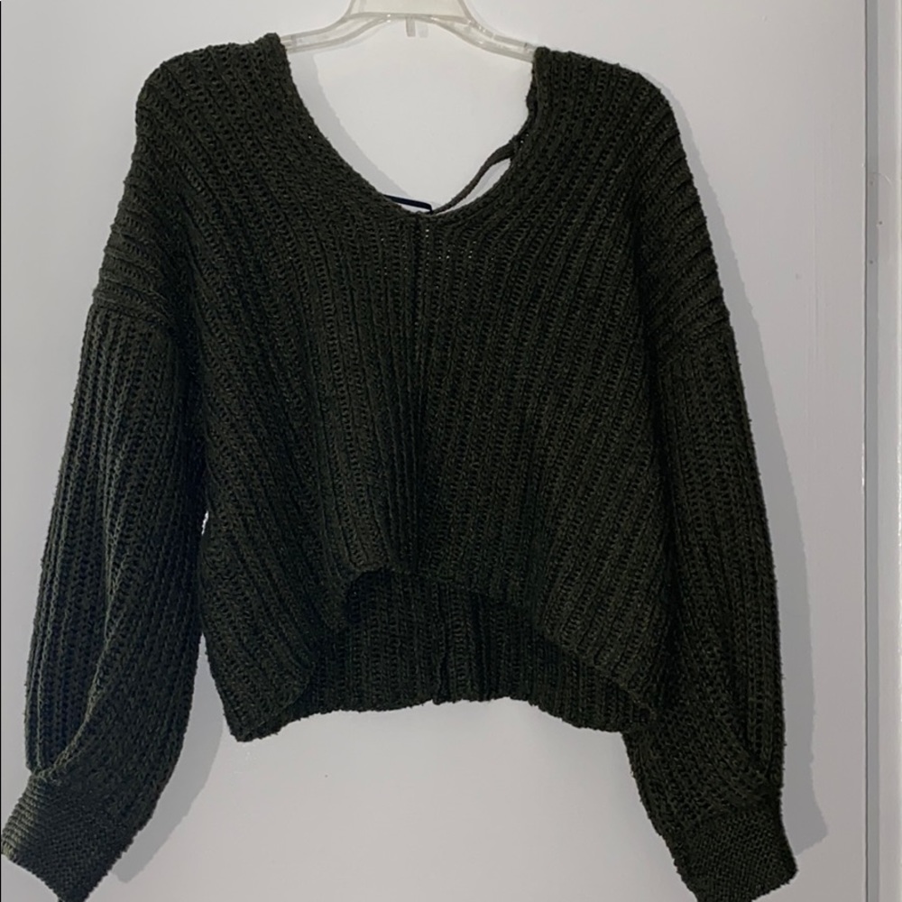 Forever 21 dark green sweater